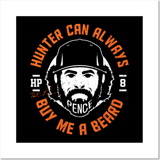 Buy Me A Beard Hunter Pence Wall Art by KDNJ